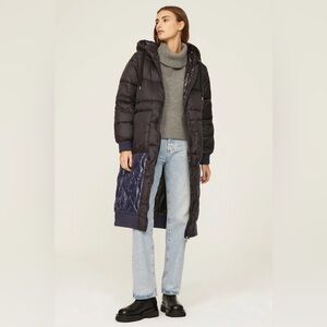 OOF | Long Quilted Puffer Coat size 42/6